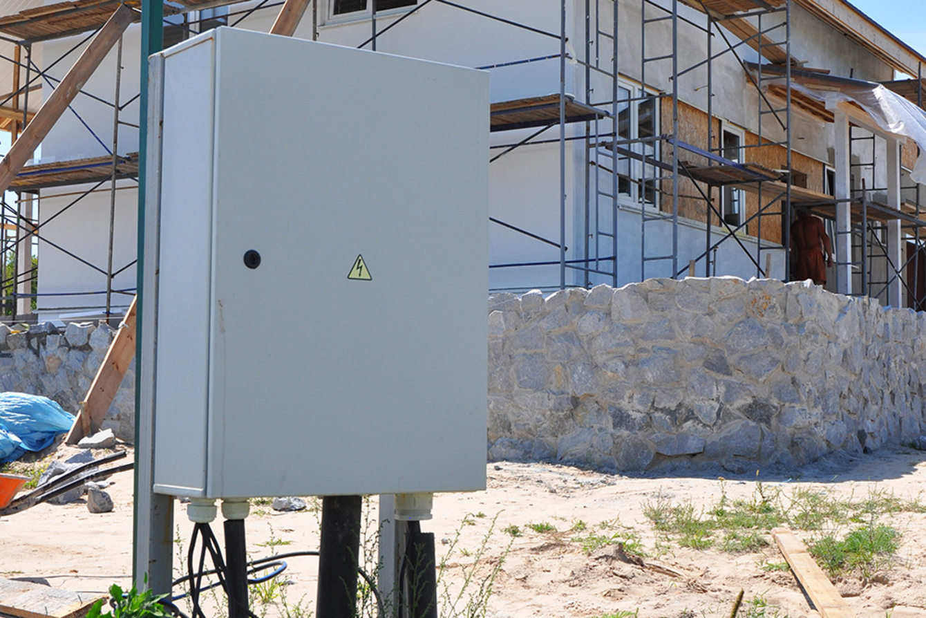 Baustrom bei Elektro Abidovic in Ulm