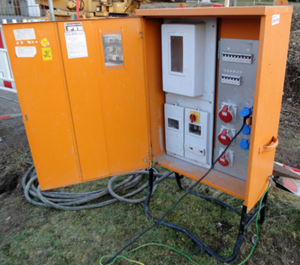 Baustromkasten bei Elektro Abidovic in Ulm