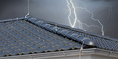 Äußerer Blitzschutz bei Elektro Abidovic in Ulm