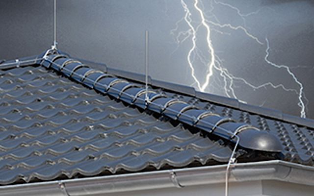 Äußerer Blitzschutz bei Elektro Abidovic in Ulm